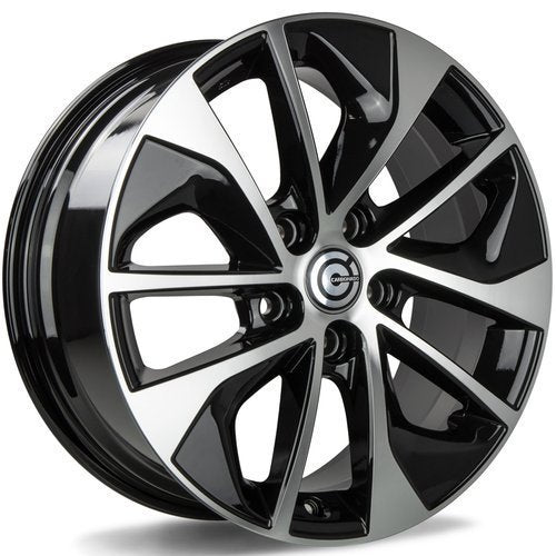 Janta aliaj Carbonado Yakuza 7x17 5x114.3 et39 Black Front Polished