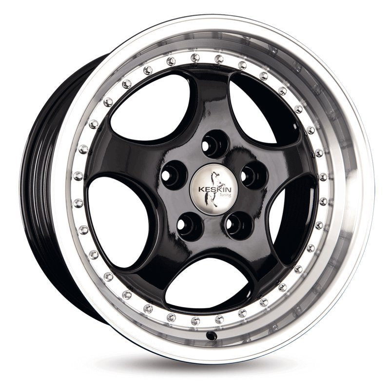 Janta aliaj Keskin Tuning KT2 8.5x18 5x130 et52 black lip polish