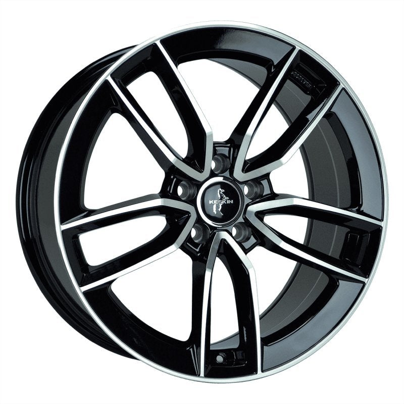 Janta aliaj Keskin Tuning KT21 7.5x17 5x108 et45 BLACK FRONT POLISH