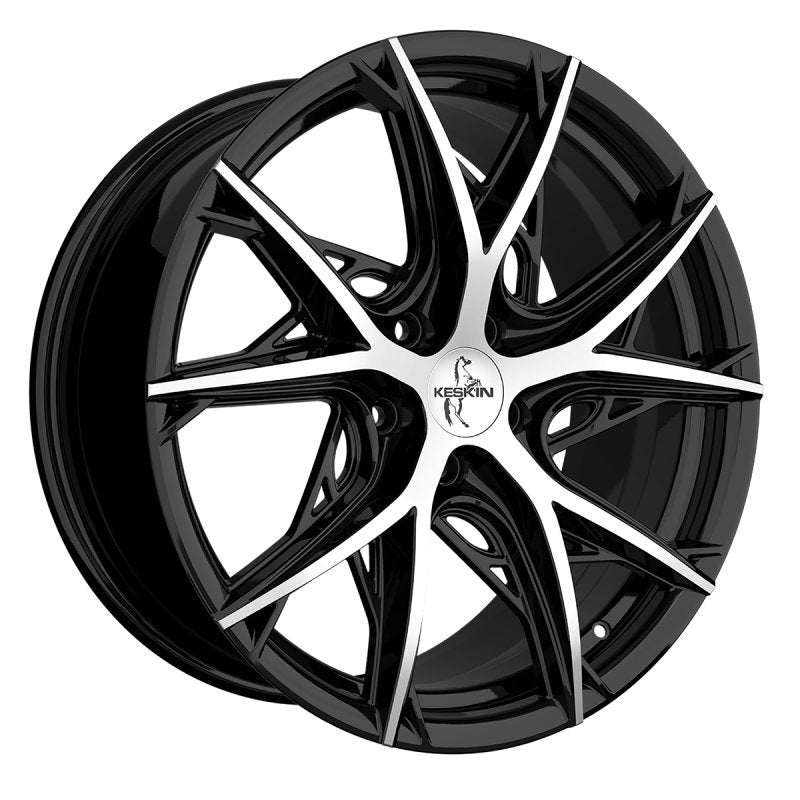 Janta aliaj Keskin Tuning KT24 8.5x19 5x112 et30 BLACK FRONT POLISH