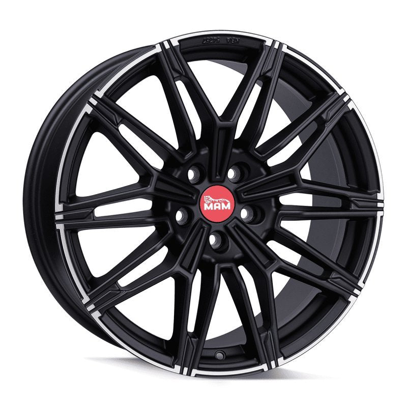 Janta aliaj MAM Felgen B3N 8.5x19 5x112 et45 MATT BLACK LIP POLISH