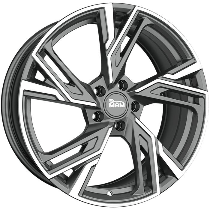 Janta aliaj MAM Felgen RS5 8.5x20 5x114.3 et45 PALLADIUM FRONT POLISH