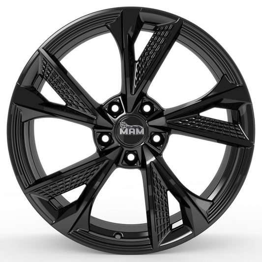 Janta aliaj MAM Felgen RS6 7.5x17 5x100 et35 black painted