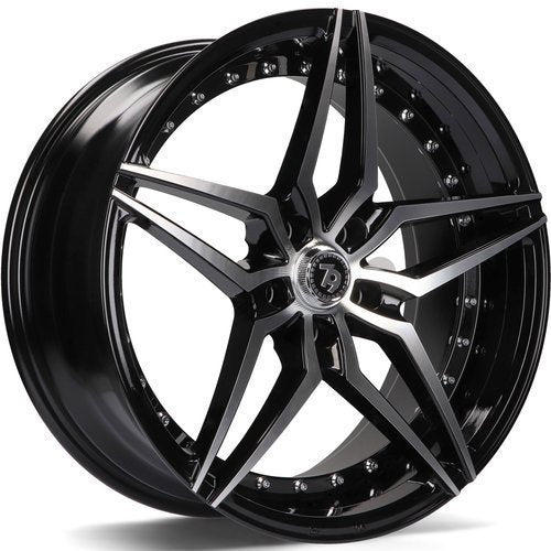 Janta aliaj Seventy9 SV-AR 9.5x19 5x120 et35 Black Front Polished