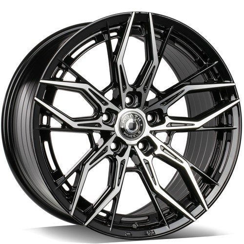 Janta aliaj Wrath Wheels WF-15 8x18 5x120 et35 Black polished