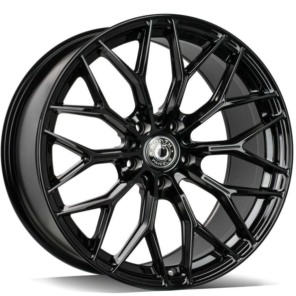 Janta aliaj Wrath Wheels WF-16 8x18 5x112 et38 Black Glossy