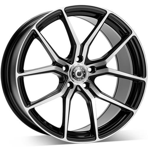 Janta aliaj Wrath Wheels WF-7 8x18 5x112 et40 Black polished