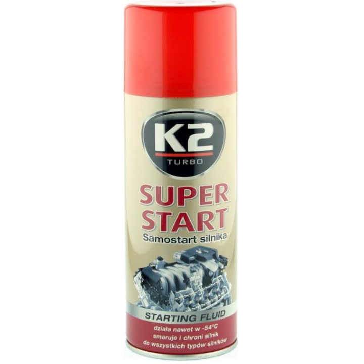 Spray pornire motor 400ml SUPER START, K2