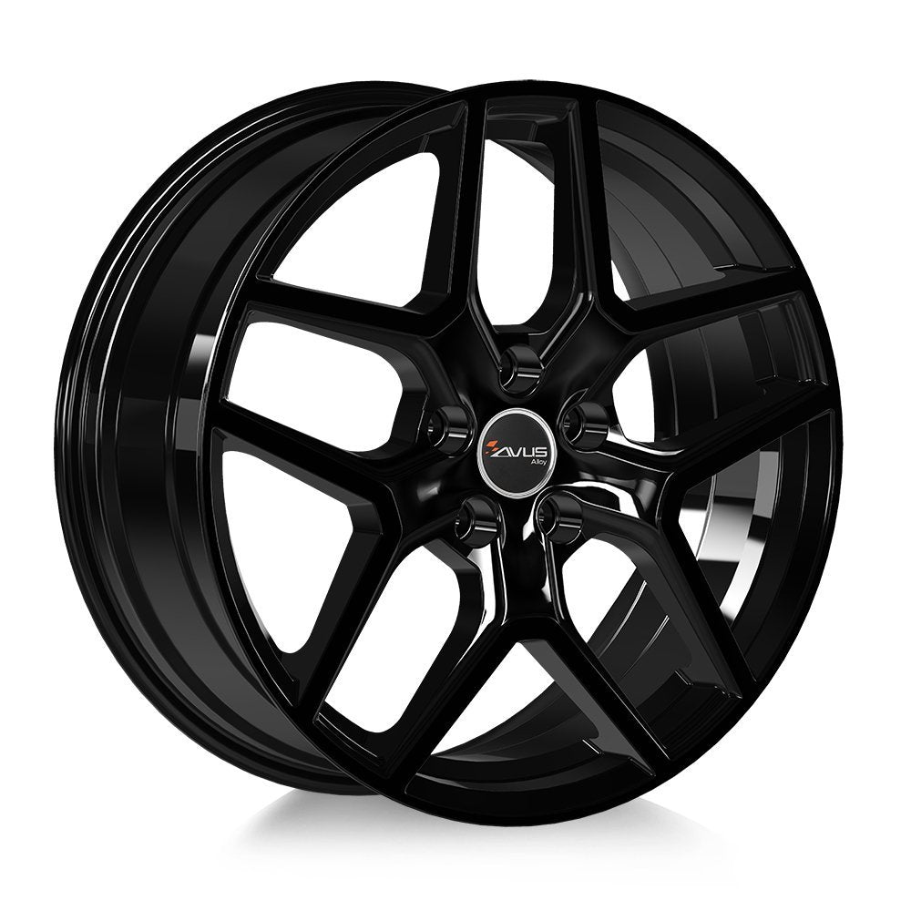 JANTA ALIAJ AVUS AC-519 7X17 5X110 ET35 BLACK
