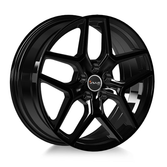 JANTA ALIAJ AVUS AC-519 7X17 5X110 ET35 BLACK