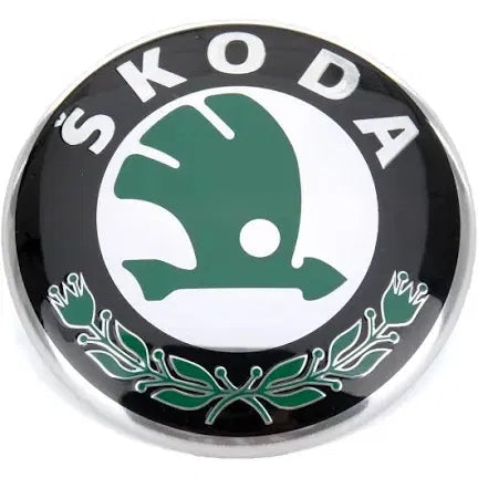 Emblema capota/hayon/portbagaj Skoda 90mm, Octavia, Fabia