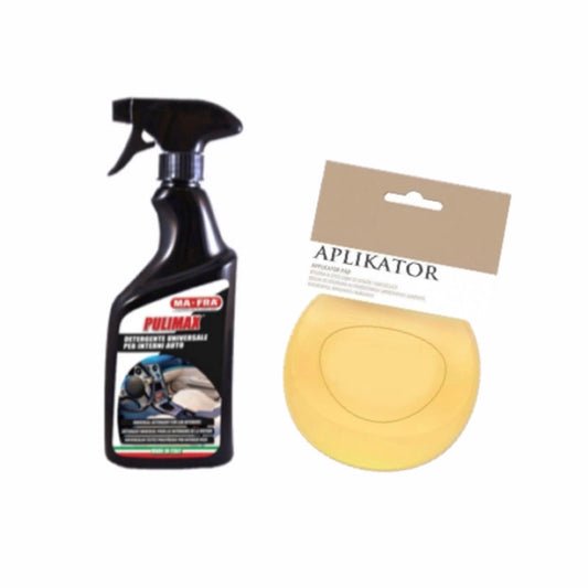 Detergent universal pentru interioare auto MA-FRA Pulimax, 500 ml cu Burete Profesional aplicator