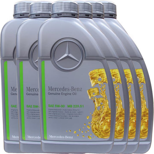 Pachet 7 litri Ulei motor Mercedes MB 229.51 5W-30