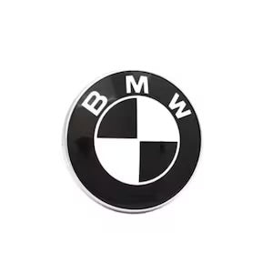 Emblema BMW volan 45mm Alb Negru