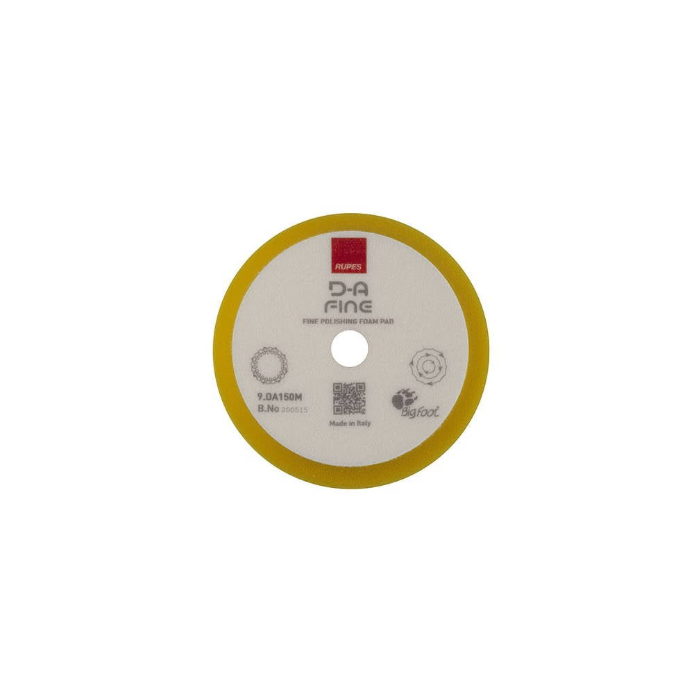 Burete polish fin Rupes D-A Fine 130-150mm, galben