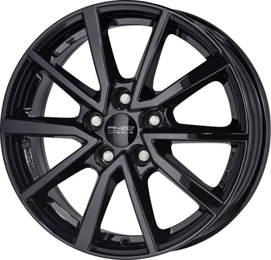 ANZIO VEC 17, 6.5, 5, 114.3, 30, 60.1, Gloss black,