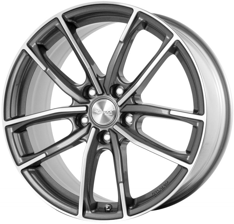 Brock B38 18, 8, 5, 114.3, 49, 72.6, Himalaya Grey Voll-Poliert ,