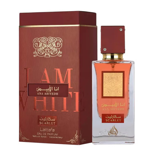 Apa de Parfum Lattafa, ANA ABIYEDH SCARLET, Femei, 60 ml