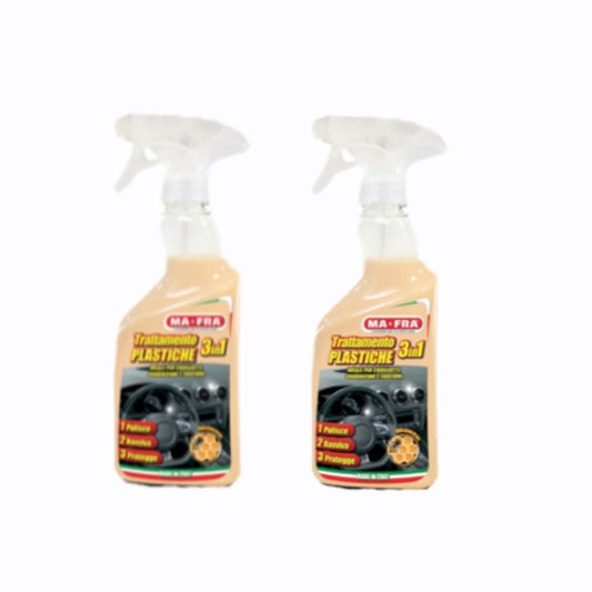 Pachet 2x Tratament 3 in 1 plastic MA-FRA, 500 ml