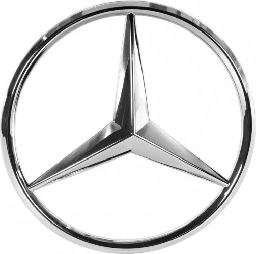 Emblema portbagaj Mercedes Benz, montare spate, 90mm