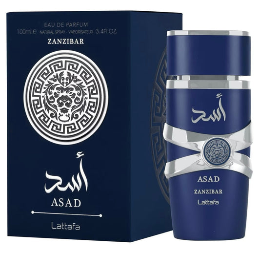 Apa de parfum Lattafa Asad Zanzibar, Unisex, 100 ml