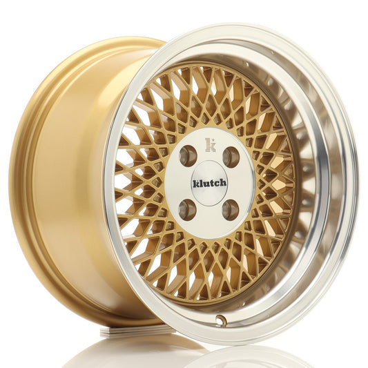 Janta Klutch SL1 16x8 ET15 4x100 Gold Machined Lip