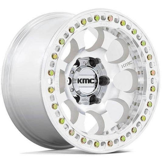 KMC KM237 RIOT BEADLOCK jantă 17x9 6x139.7 108 ET-38, Silver