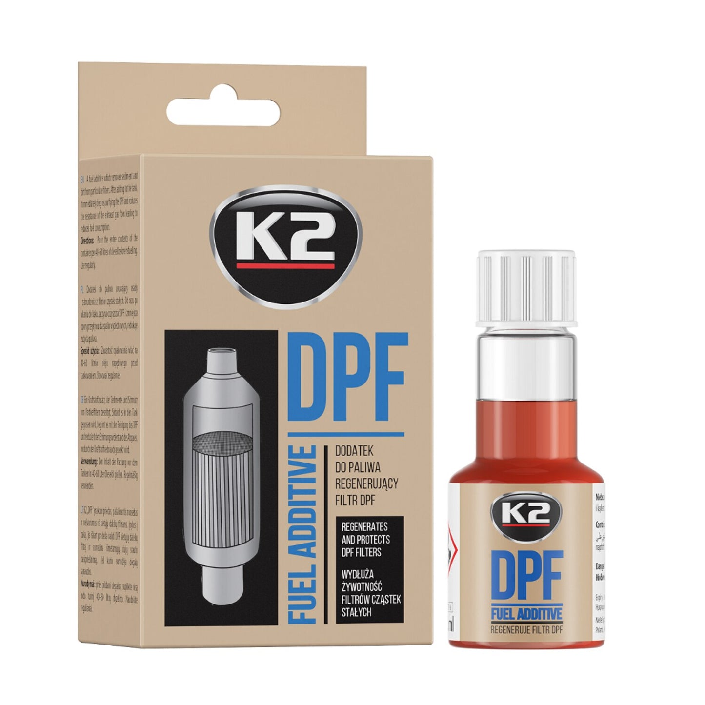 Aditiv concentrat pentru curatarea DPF  filtru de particule, 50ml