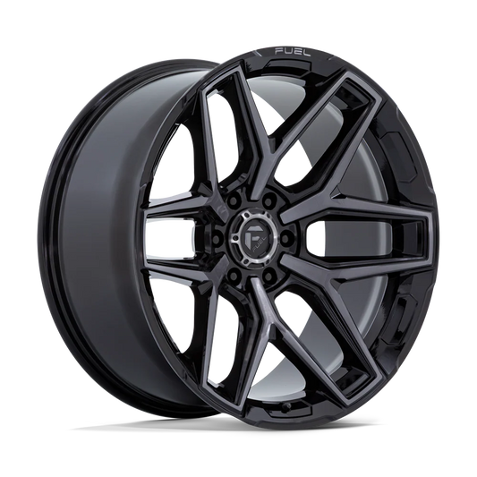 Janta aliaj Fuel 1PC FLUX 22X10 6×139.7 GLOSS BLACK BRUSH FC GRAY DDT ET -18