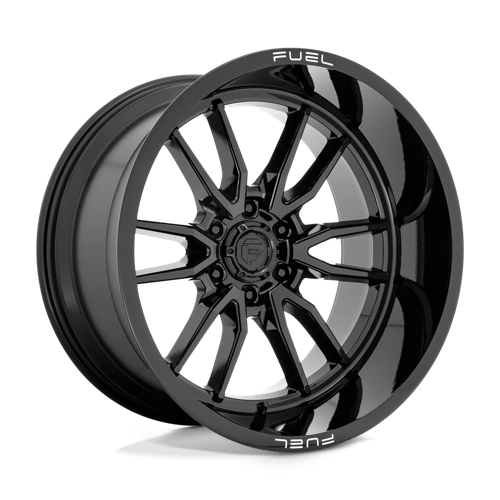 Janta aliaj Fuel 1PC D760 CLASH 22X12 6×139.7 GLOSS BLACK ET -44