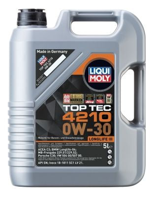 Ulei de motor Liqui Moly Top Tec 4210 0W-30 5L