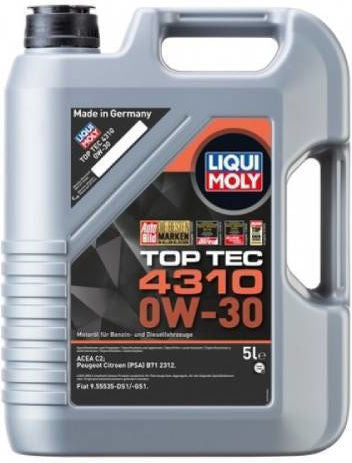 Ulei motor Liqui Moly Top Tec 4310 0W30 5L 2362
