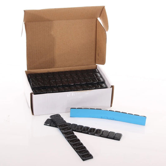 Plumbi negri pentru echilibrat jante 5g x12 x50, Negru