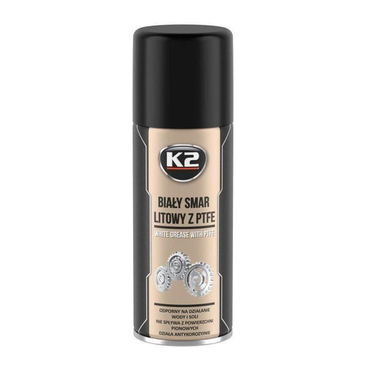 Spray vaselina cu Litiu si PTFE, teflon, alba, 400ml Bialy Smar Litowy W121 K2