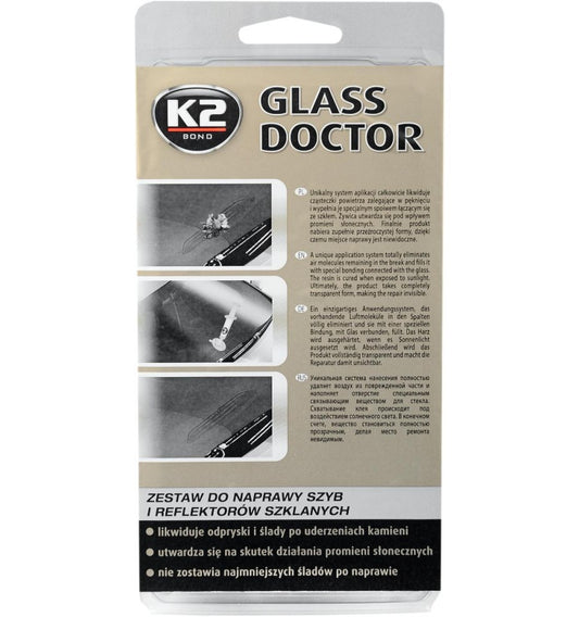 Set reparatie geamuri auto K2 Glass Doctor