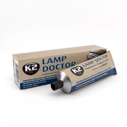Pasta pentru lustruit faruri, stopuri, proiectoare LAMP DOKTOR 60g K2