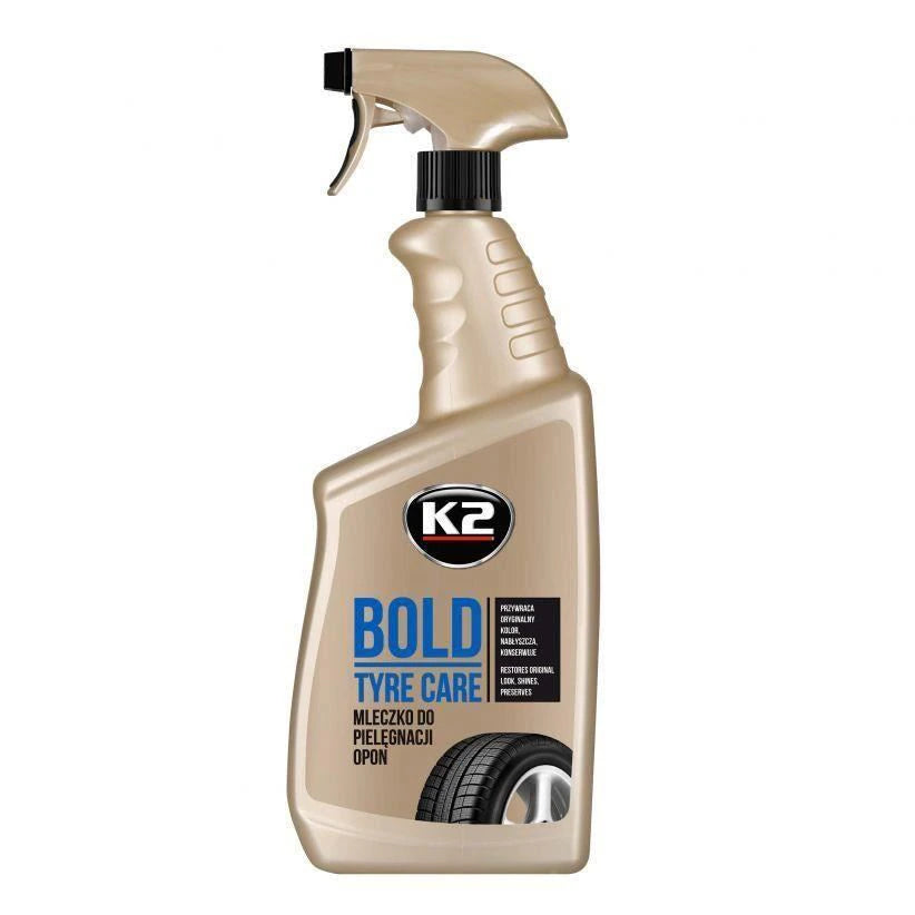 Tire maintenance and polishing solution, with Bold sprayer, 700ml Bold K157M K2 