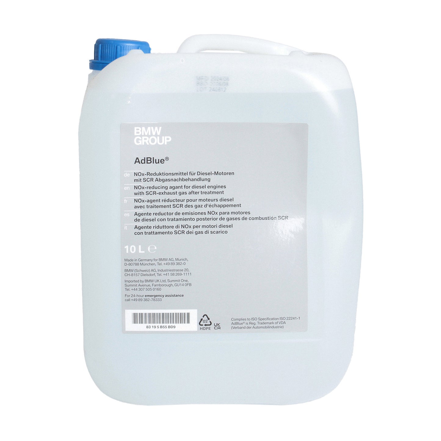 SOLUTIE ADBLUE BMW 10 L