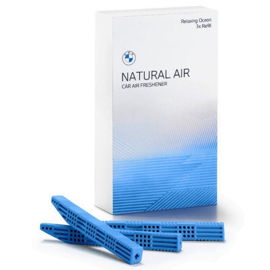 Set 3 Rezerve, Odorizant Auto Bmw Natural Air - Relaxing Ocean - Model Nou