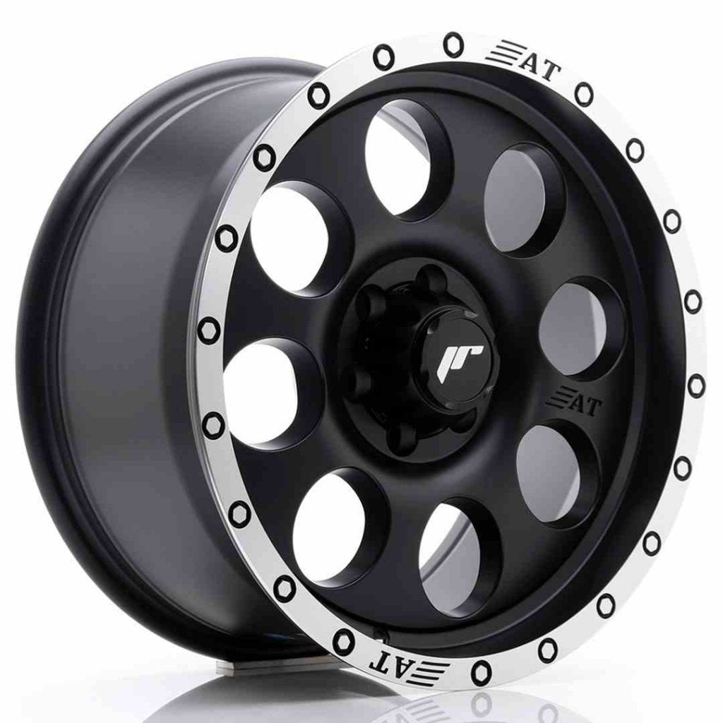 JANTA ALIAJ JAPAN RACING JRX4 8.5X17 6X139.7 ET20 MATT BLACK W/ MACHINED LIP