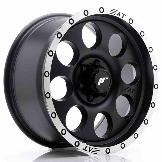 JANTA ALIAJ JAPAN RACING JRX4 8.5X17 6X139.7 ET20 MATT BLACK W/ MACHINED LIP