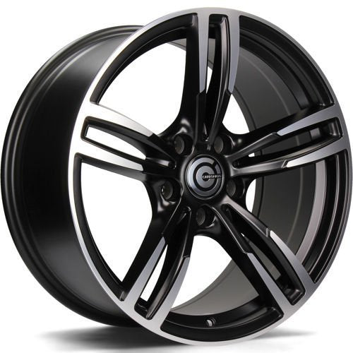 JANTA ALIAJ CARBONADO DIAMOND 8X17 5X120 ET33 MATT BLACK FRONT POLISHED