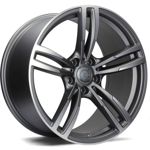 JANTA ALIAJ CARBONADO DIAMOND 8X17 5X120 ET33 MATT BLACK FRONT POLISHED