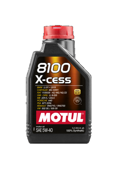Ulei motor Motul 8100 X-cess, 5W40, 1L
