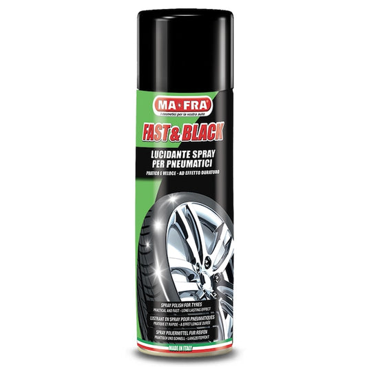Solutie intretinere anvelope luciu intens MA-FRA Fast & Black, 500 ml