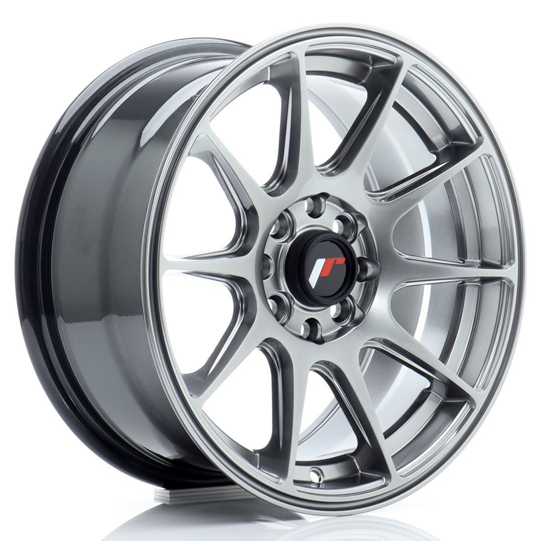 JR Wheels JR11 16x8 ET25 4x100/108 Hyper Black