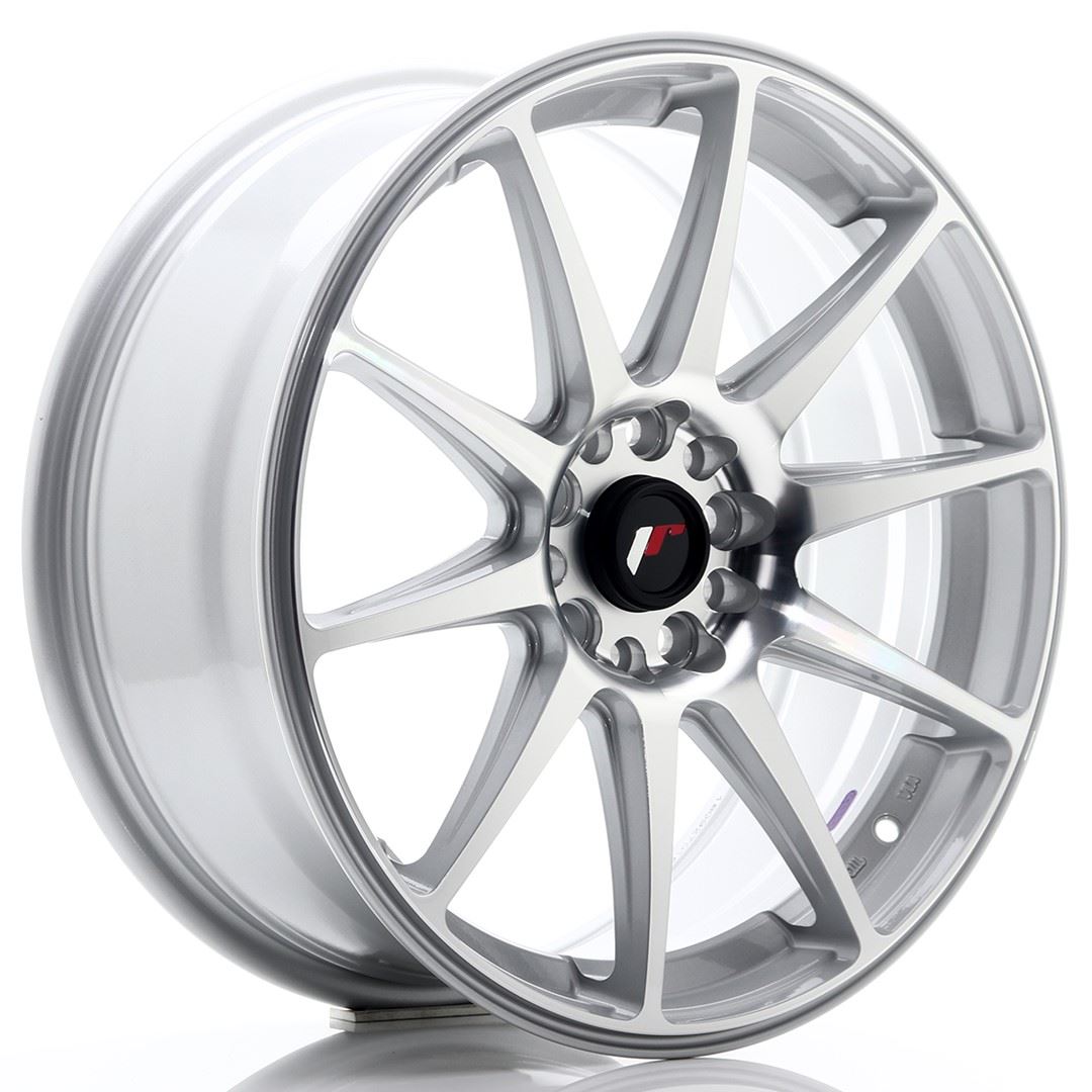 JR Wheels JR11 18x8,5 ET35 5x100/108 Silver Machined Face