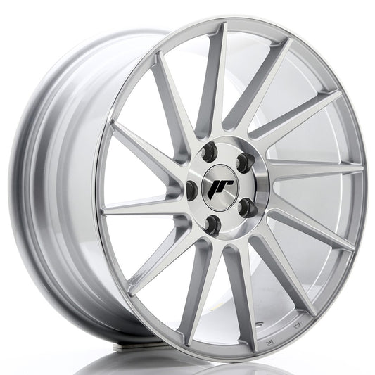 JR Wheels JR22 17x7 ET40 5x100/114 Silver Machined Face