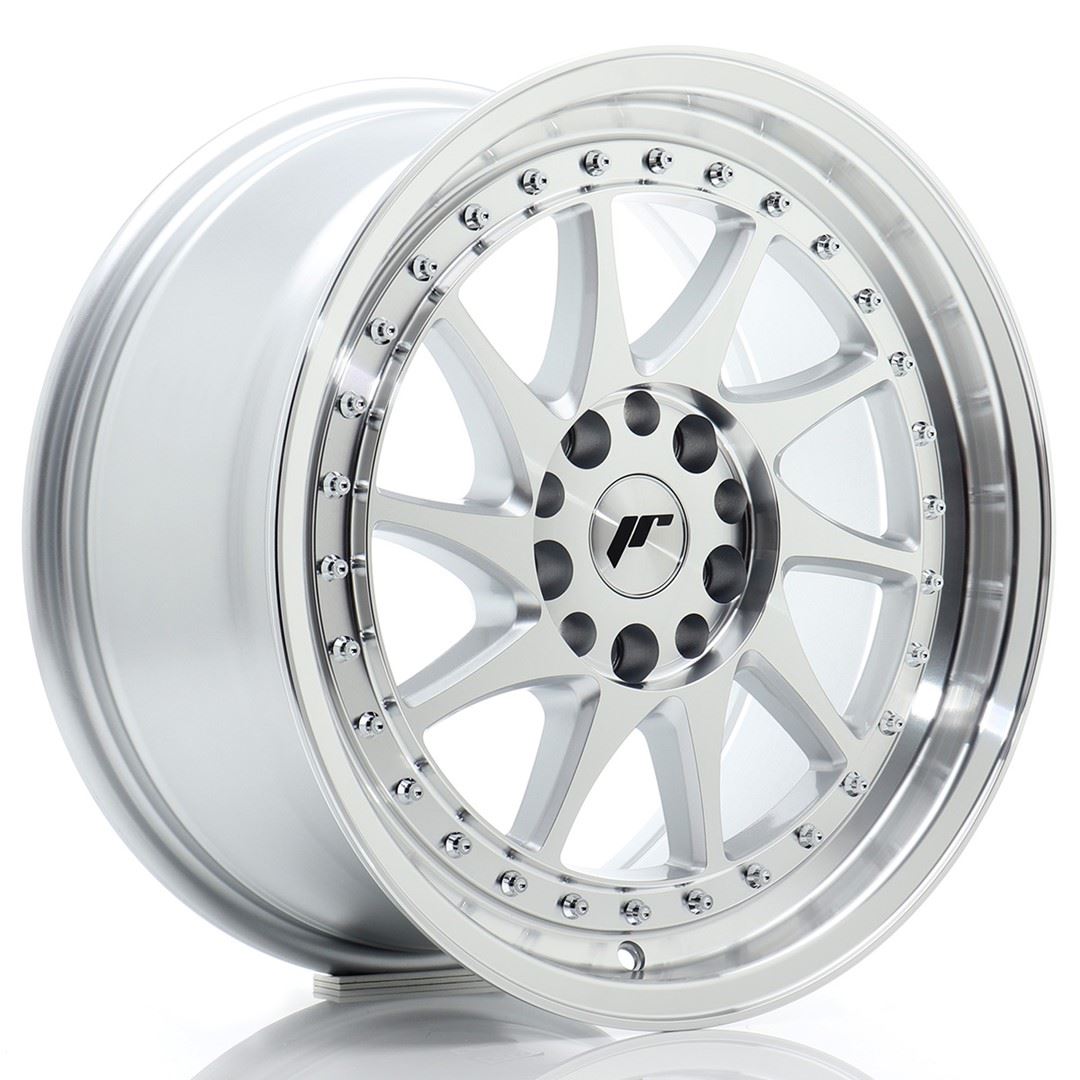 JR Wheels JR26 16x8 ET25 4x100/108 Silver Machined Face