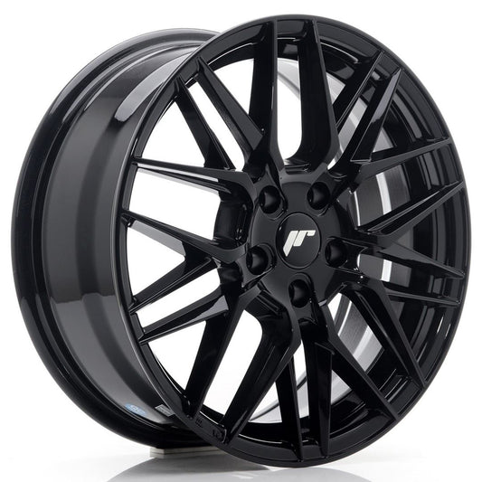 JR Wheels JR28 17x8 ET35 5x100 Glossy Black